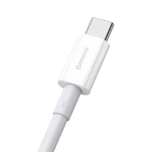 Câble de données USB-C Baseus Superior Series 1 m Blanc