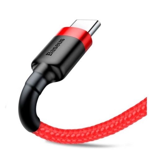 Baseus Cafule USB-A auf USB-C 2A 2m rotes Datenkabel