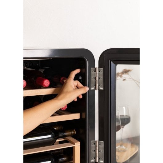 Vinoteca Create Acero Inoxidable 12 Botellas Control Digital Temperatura G Negro