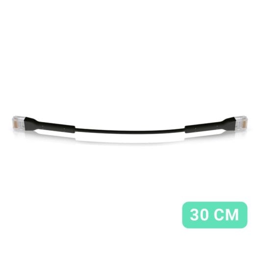 Ubiquiti UC-Patch-0.3M-RJ45-BK Cat6 0,3 m RJ-45 Schwarz Netzwerkkabel