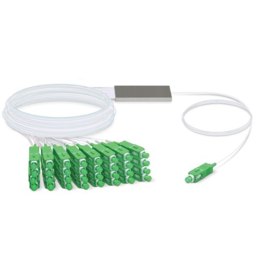Ubiquiti UF-SPLITTER-32 SC/APC Glasfaser-Splitter mit 32 Ausgängen G657A1 1,5 m - 4,08 m