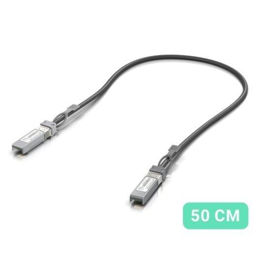Cabo de ligação direta Ubiquiti UACC-DAC-SFP10-0,5M 10Gbps 0,5m SFP+ macho/macho