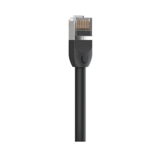 Cabo de rede Ubiquiti UACC-Cable-Patch-Outdoor-5M-BK 24AWG RJ45 blindado, 5 metros, à prova de intempéries