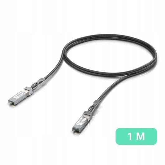 Cable SFP+ Ubiquiti UACC-DAC-SFP10-1M 1m 10Gbps Macho/Macho para Conexión Directa