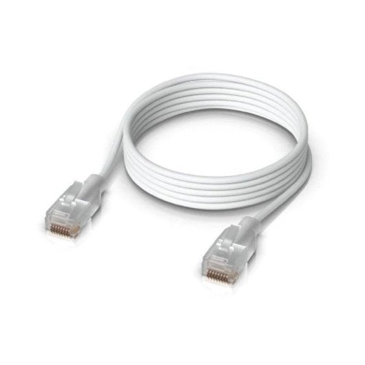 Netzwerkkabel Ubiquiti UACC-Cable-Patch-EL-1M-W Cat6 1 m nano-dünn Weiß