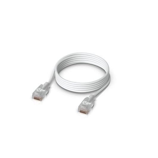 Netzwerkkabel Ubiquiti UACC-Cable-Patch-EL-1M-W Cat6 1 m nano-dünn Weiß