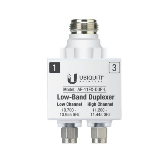 Dúplex Banda Baja Ubiquiti AF-11-DUP-L Plata/Blanco para AirFiber 11/11FX Backhaul