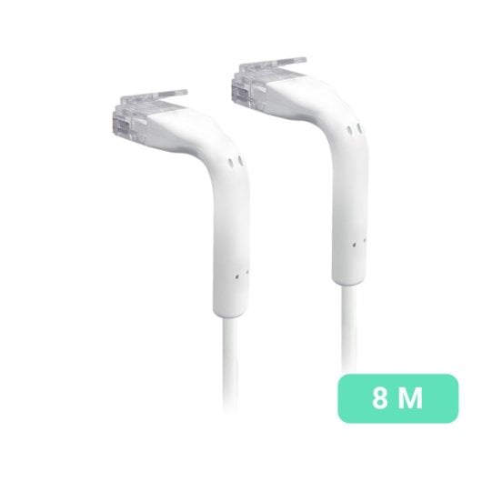 Cable de red Ubiquiti UniFi Cat.6 U/UTP 8m Blanco alto rendimiento