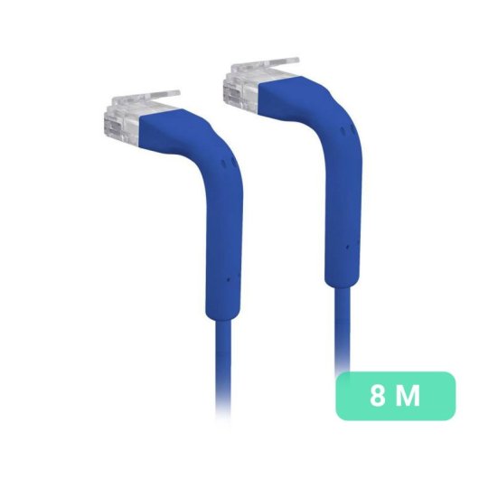 Cable de red Ubiquiti UC-PATCH-8M-RJ45-BL Cat6 U/UTP 8m Azul RJ-45