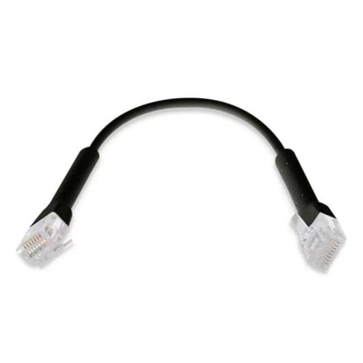 Cable de red Ubiquiti U-CABLE-PATCH-RJ45-BK-50 ultrafino Cat6 0,1m RJ-45 negro pack 50
