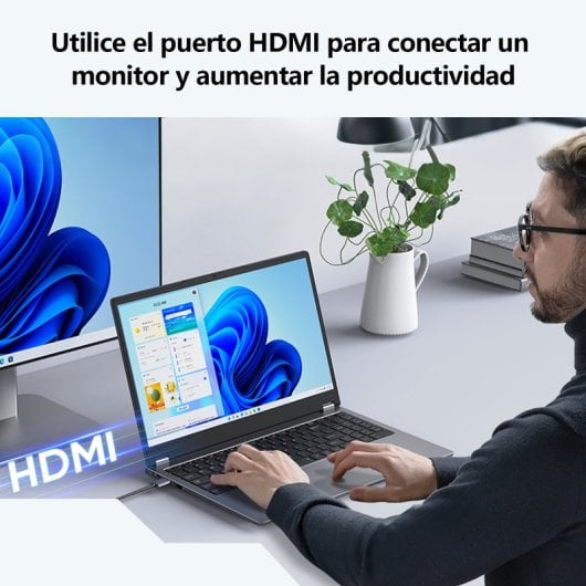 Vanwin 15.6" AMD Ryzen 3 3200U 16GB 512GB SSD Táctil 360º Windows 11 Pro