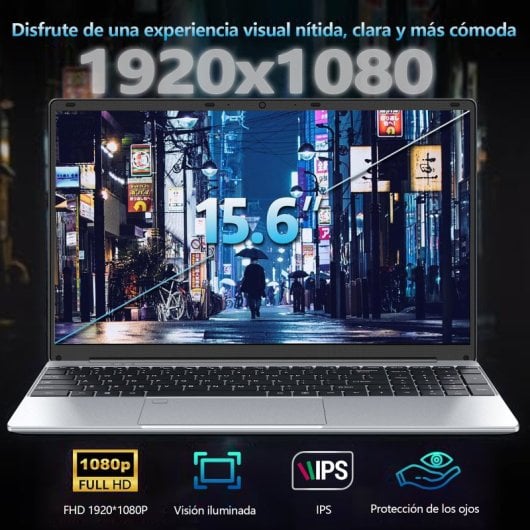 Vanwin 15.6" Intel Celeron N5095 16GB 512GB SSD FHD Windows 11 Pro