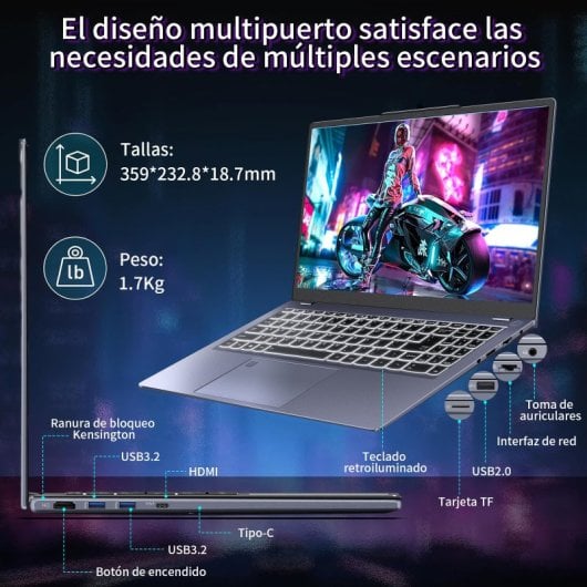 Vanwin NS2152R-RT 15.6" AMD Ryzen 7 6800H 16GB 512GB SSD FullHD Windows 11 Pro