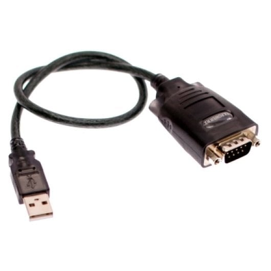 Convertidor serie a USB Ewent EW1116 1,5 m RS232 autoalimentado negro