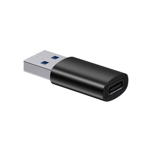 Baseus Ingenuity Mini Adaptador USB-A 3.1 para USB-C 10Gbps Preto