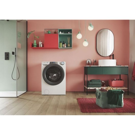 Máquina de Lavar Roupa Candy Rapidó Pro RP496BWMR/1 9kg 1400rpm A Branca