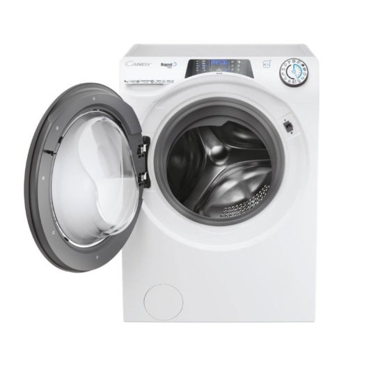 Máquina de Lavar Roupa Candy Rapidó Pro RP496BWMR/1 9kg 1400rpm A Branca
