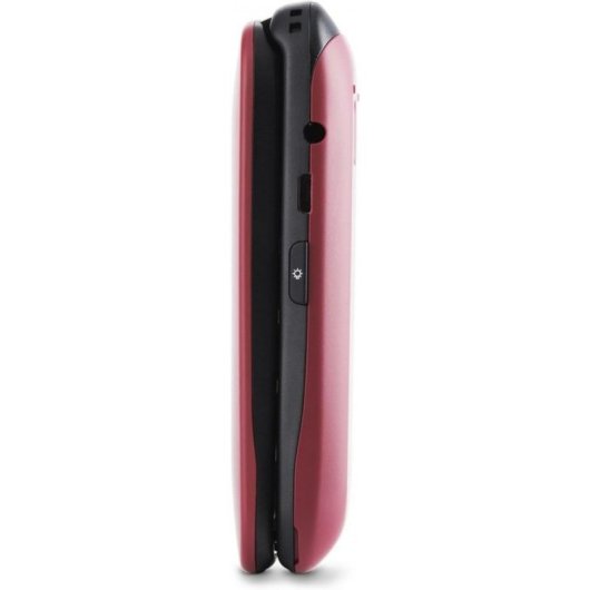 Móvil Panasonic KX-TU446EXR con tapa, teclas grandes, Bluetooth, batería larga duración, rojo