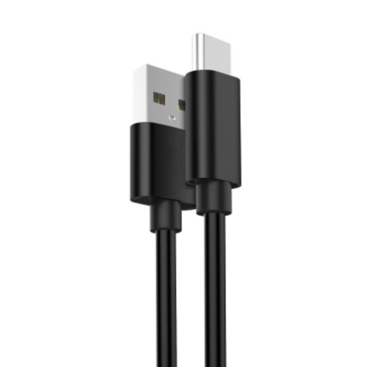 Cable Ewent USB 2.0 1,8m USB-A a USB-C Cobre Completo Negro