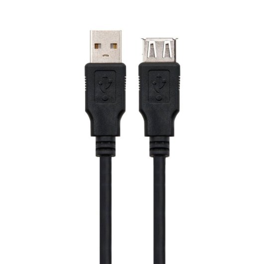Cable USB Ewent EC1013 3m Extensión USB 2.0 A Macho a A Hembra 480Mbps Negro