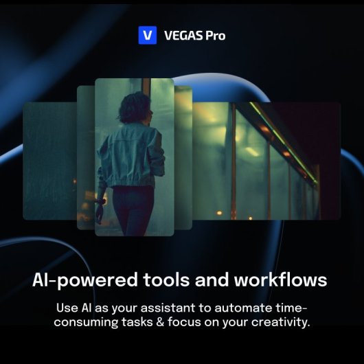 Editor gráfico Magix VEGAS Pro Suite 22 1 licencia AI AV1 AVC HEVC Mocha Windows