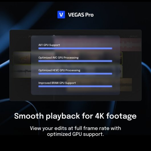 Editor gráfico Magix VEGAS Pro Suite 22 1 licencia AI AV1 AVC HEVC Mocha Windows