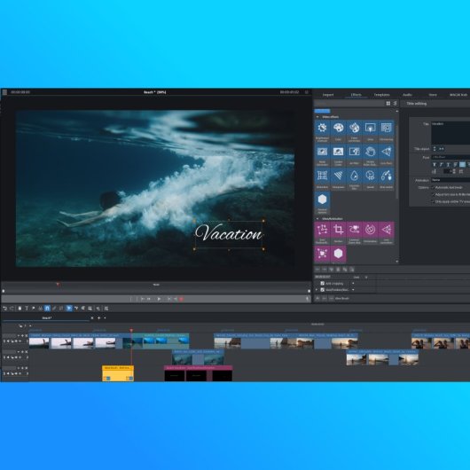 Software Magix Video Deluxe Plus Edición de Vídeo 1.500 Efectos Multicámara Mapas de Viaje