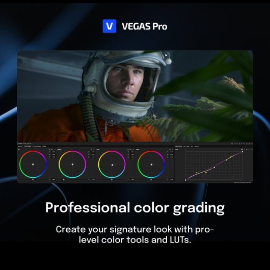 Software Magix VEGAS Pro Edición de Vídeo AI Descarga Digital Licencia
