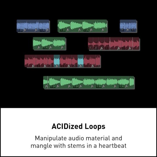 Estación de trabajo de audio digital Magix ACID Pro 11 Plug-ins profesionales edición por bucles