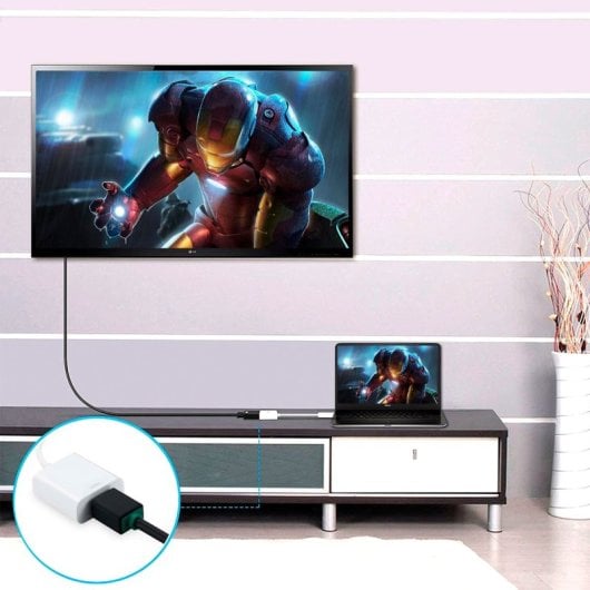Adaptador gráfico Ewent EC1051 Tipo C a HDMI 4K blanco Plug & Play