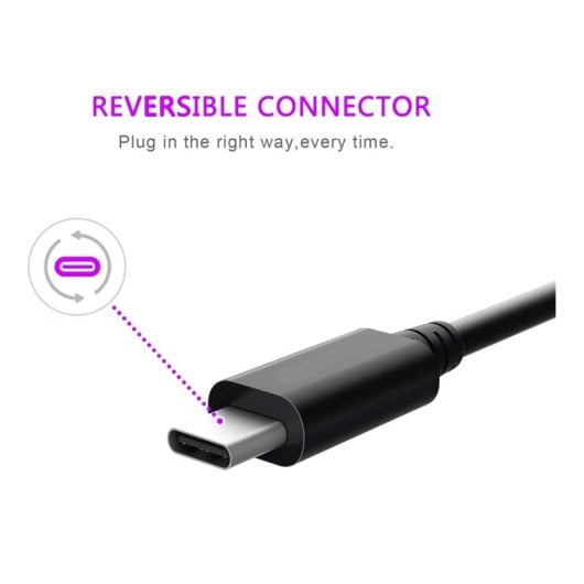 Cabo de dados Ewent Ec1044 USB tipo C 3.1 Gen1 1,8 m preto