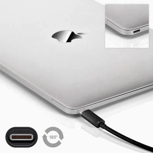 Cabo de dados Ewent Ec1044 USB tipo C 3.1 Gen1 1,8 m preto