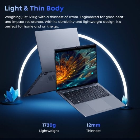Portátil Chuwi Gemibook Plus 15,6" N150 16GB 512GB SSD IPS Webcam HD