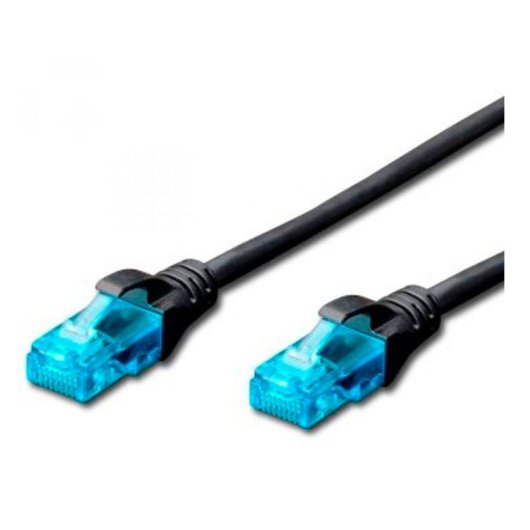Cable de red Ewent IM1168 Cat5e 3m U/UTP RJ-45 Negro Gigabit