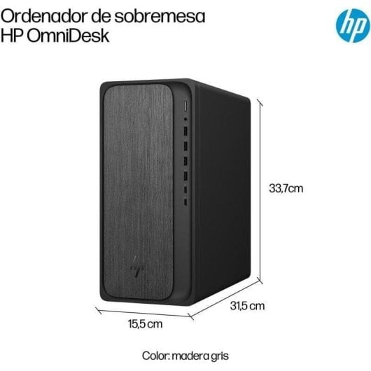 HP OmniDesk Desktop M02-0005ns AMD Ryzen 7 16GB 1TB SSD Radeon FreeDOS Wi-Fi 6
