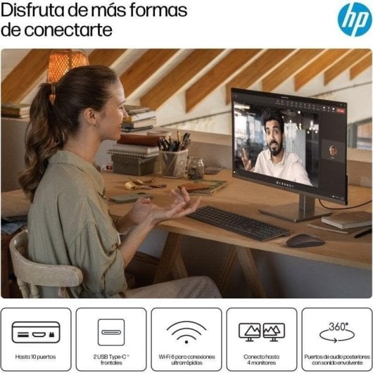 HP OmniDesk Desktop M02-0005ns AMD Ryzen 7 16GB 1TB SSD Radeon FreeDOS Wi-Fi 6