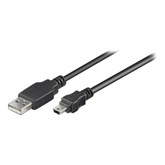 Cable Ewent EC1027 USB-A 2.0 a Mini-USB B 1.8m Negro alta compatibilidad