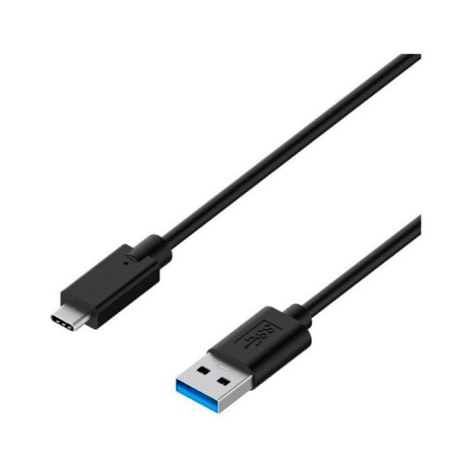Cable de datos Ewent EC1042 USB-A a USB-C 1m USB 3.2 Negro