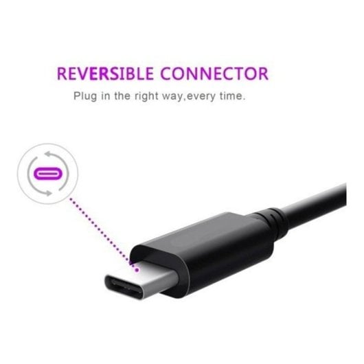 Cable de datos Ewent EC1042 USB-A a USB-C 1m USB 3.2 Negro