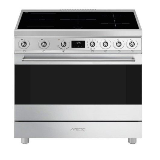 Fogão Smeg Symphony C9IMX2 5 zonas Indução, Forno Multifunções 115L Aço Inoxidável