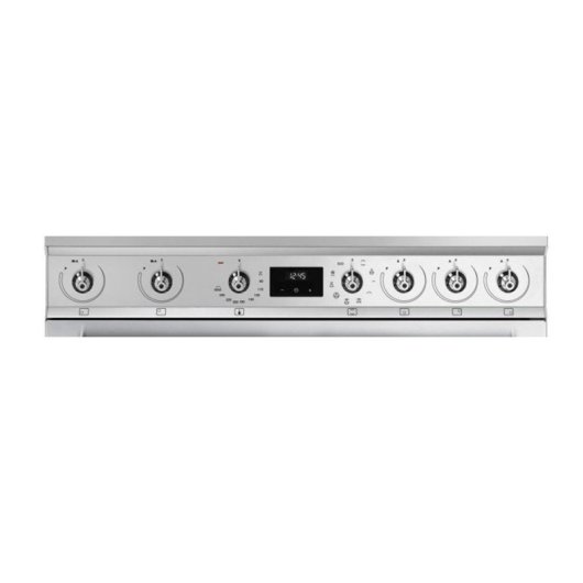 Fogão Smeg Symphony C9IMX2 5 zonas Indução, Forno Multifunções 115L Aço Inoxidável
