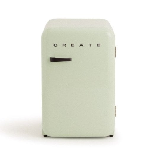 Frigorífico Create Retro Mini 83cm 107L D Verde