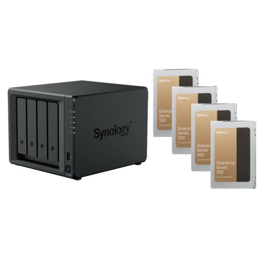 Synology DS925+ (4GB RAM) con 4x 480GB SSD Enterpr
