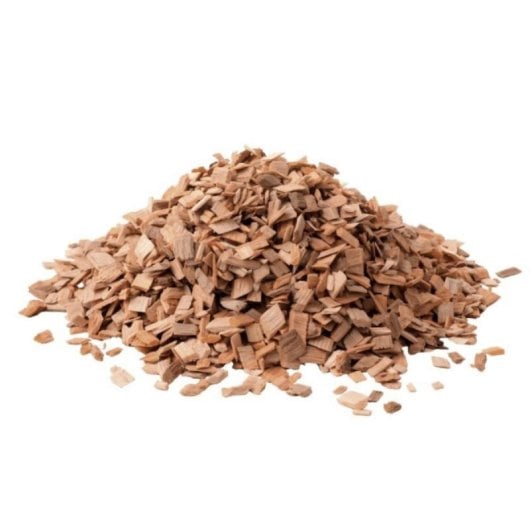 Chips de defumar de madeira de carvalho para airfryer e churrasqueira, aroma intenso 100% natural