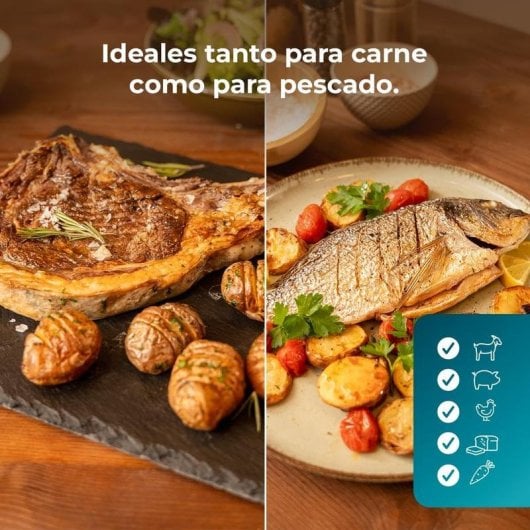 Chips de manzano Cecotec Smokin' Apple Chips 470g para Air Fryer e Ahumadores