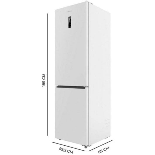 Cecotec Bolero CoolMarket Combi 409L Frigorífico 185cm Clase E Blanco No Frost Inverter
