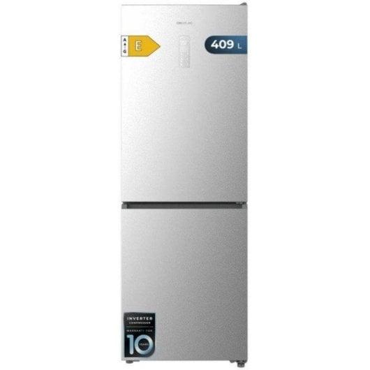 Kühlschrank Combi Cecotec Bolero CoolMarket Total No Frost 185cm 409L E Inox Display