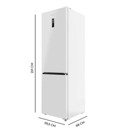 Frigorifero Combi Cecotec Bolero CoolMarket 456 White E Total No Frost 201cm 456L E Bianco Display