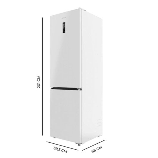 Frigorifero Combi Cecotec Bolero CoolMarket 456 White E Total No Frost 201cm 456L E Bianco Display