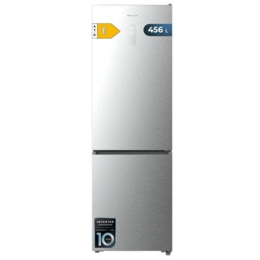 Frigorífico Combi Cecotec Bolero CoolMarket Combi 456 Total No Frost 201cm 456L E Inox Display